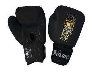 Gants de Muay Thaï personnalisés avec texte/logo brodé: KNGCUST-415