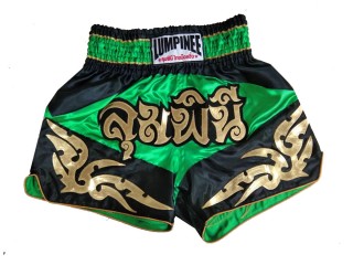 Lumpinee Short de Boxe Thai : LUM-049-Vert