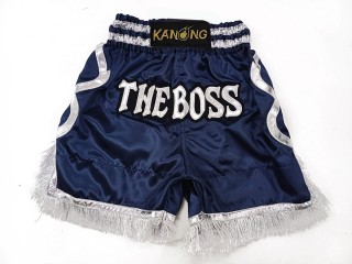 Short de boxe anglaise Personnalisé : KNBXCUST-2048-Marine