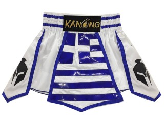 Short de Boxe Thai Personnalisé : KNSCUST-1221 Greek